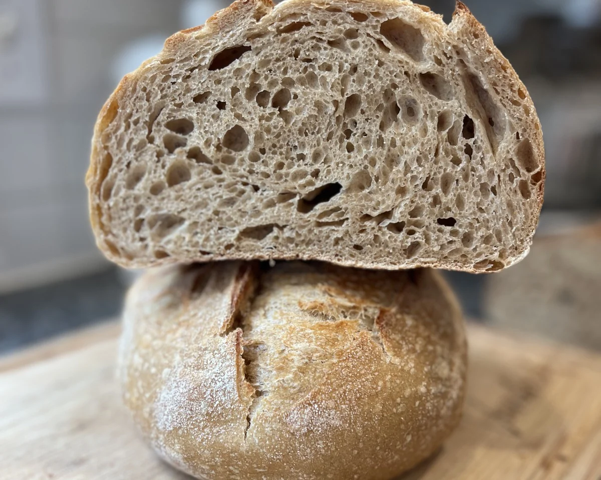 Freshly Milled Artisan Sourdough Loaf